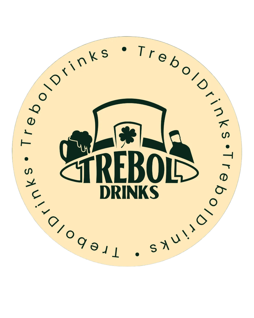 Sello corporativo de Trebol Drinks